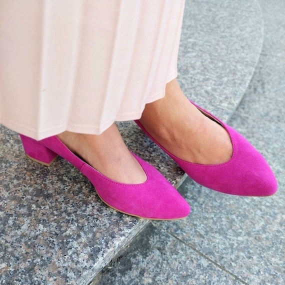 Zapatos color fucsia para fiesta hot sale