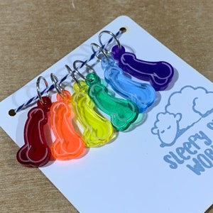 Sock Stitch Markers for Knitting, Custom Exclusive Firefly Note Enamel Stitch  Markers 