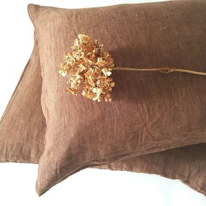 Linen Pillowcase, Minimalist linen Pillow Cover, Linen Pillow Sham, Custom Size Body Pillowcase
