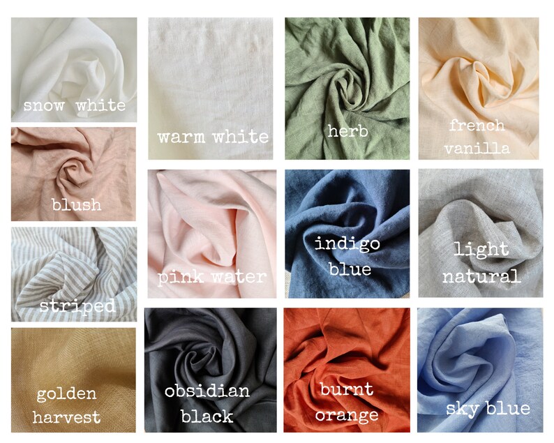 Oxford Linen Pillowcase, linen Pillow Sham image 2