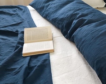 Body Pillow Cover crafted from European Linen, Washed Linen Lumbar Pillow Cover, Custom Body Pillowcase