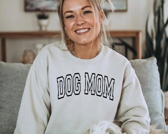 Dog Mom Sweater Dog Mom Mother's Day, Dog Mom Patch Sweater Dog Mom Accessories Dog Mom Gifts