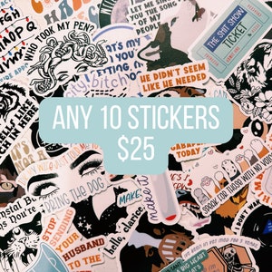 Pick Your 10 Pack, Veterinary Sticker Pack | Bulk Order Veterinary Stickers | Gifts for Vet Tech Week 2023, Vet Tech Stickers