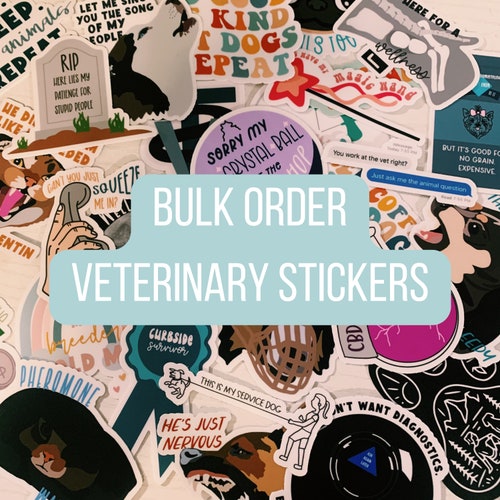 Veterinary Professionals Sticker Pack Vet Tech Stickers Etsy