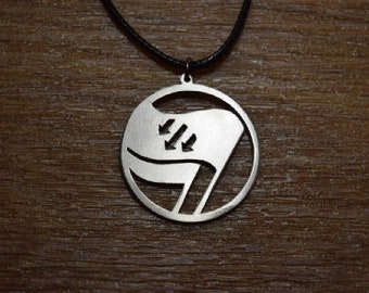 5pcs//lot Antifascist charm Antisocial Always Antifascist Antifa pendant 28x25mm