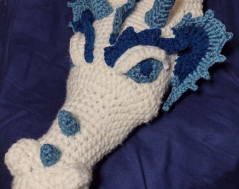 Dragon Holiday Stocking Crochet Pattern