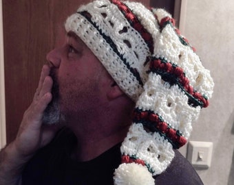 Santa Skulls Winter Boho Slouch Hat