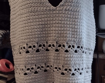 Skull Tank Top Crochet Pattern