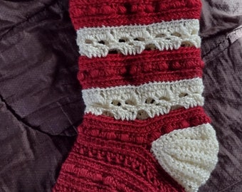 Crochet Skulls Christmas Stocking Pattern