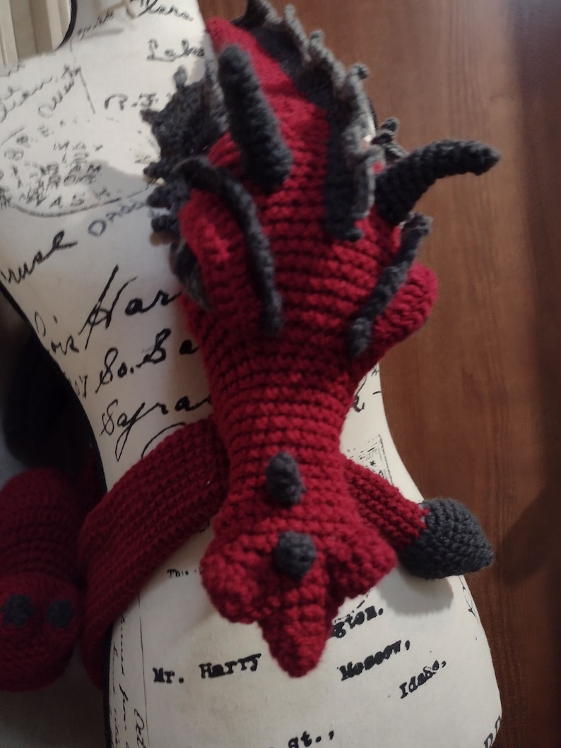 Dragon Crossbody Bag / Backpack Crochet Pattern image 5