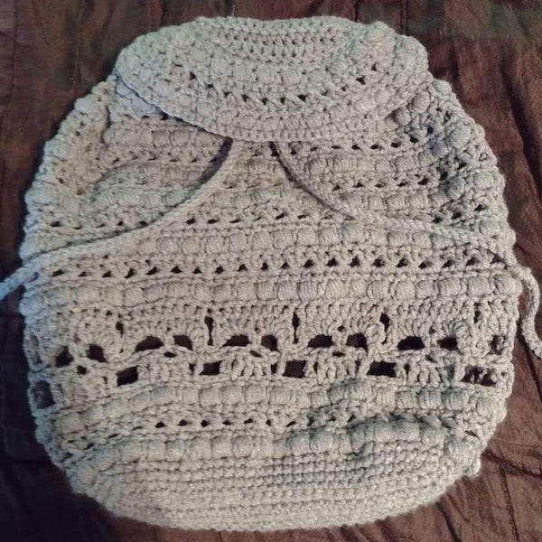 Skull Crochet Backpack pattern
