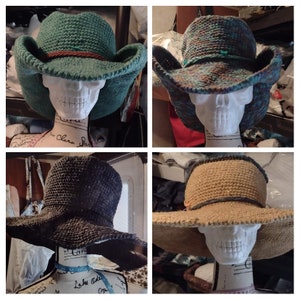 Versa Hat:Cowboy Hat,Sun Hat, and So Much More Crochet Pattern