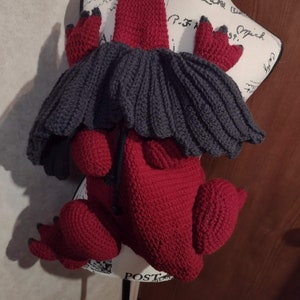 Dragon Crossbody Bag / Backpack Crochet Pattern image 2