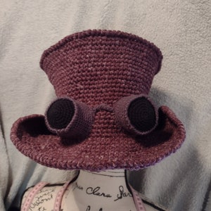 Stempunk Timeless Top Hat Crochet Pattern image 2
