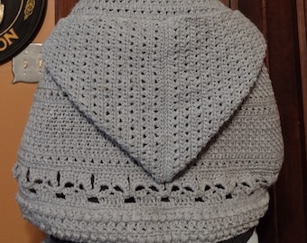 Skull Pocket Shawl Crochet Pattern