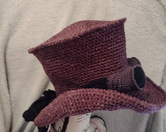 Stempunk Timeless Top Hat Crochet Pattern