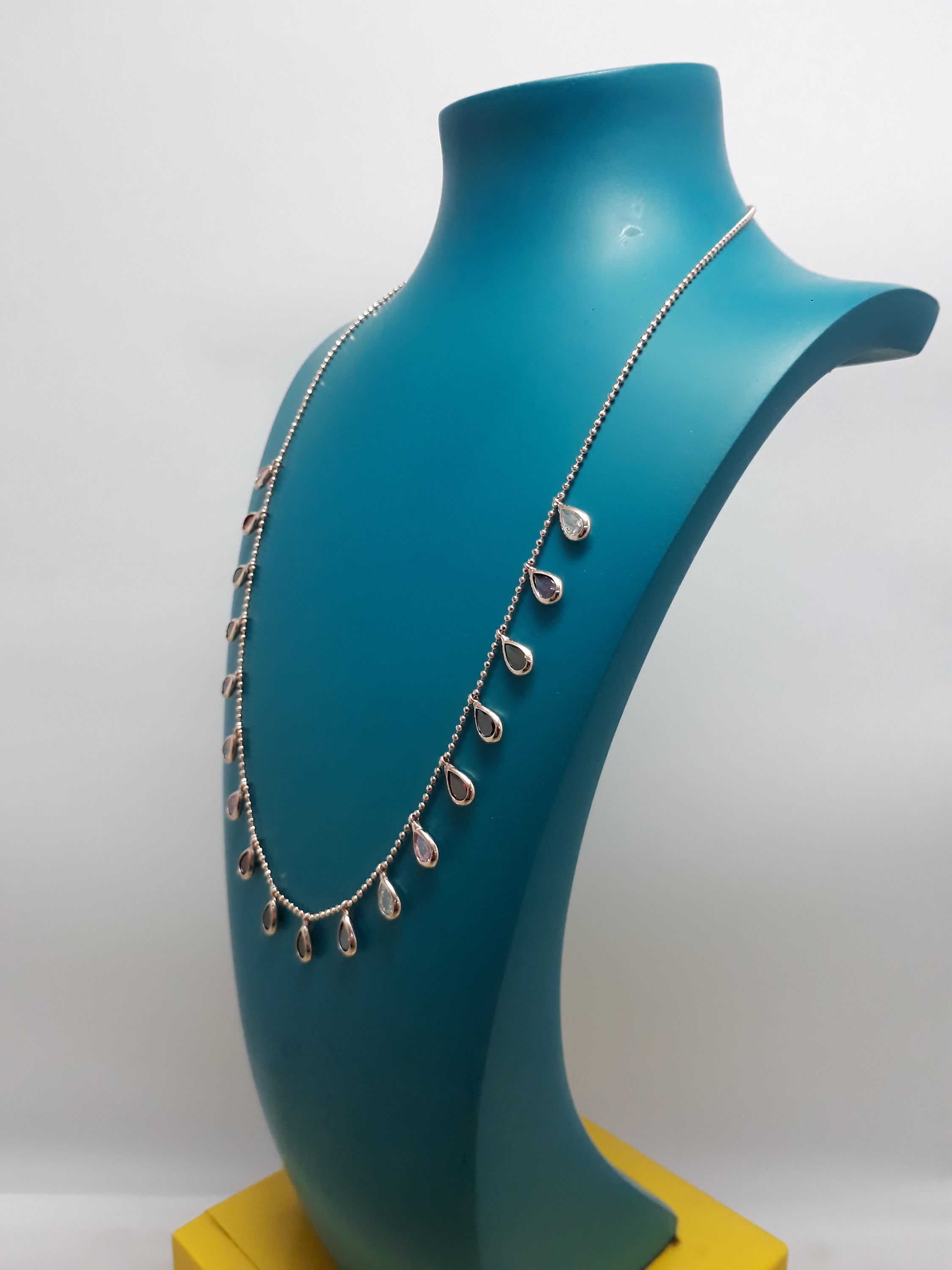 925 Sterling Silver Shakira Necklace Etsy