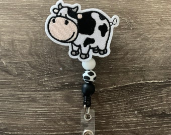 Cow Badge Reel