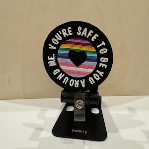 You’re Safe To Be You Around Me Badge Reel and Pin