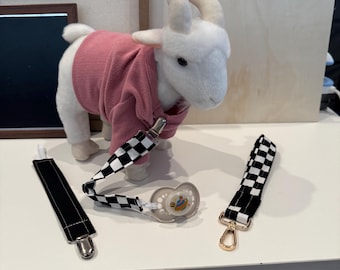 Mommy & Me Pacifier Clips and Wristlet Keychain or Lanyard