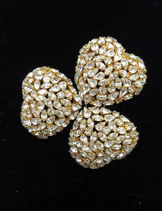 Rare Vintage Roger Jean Pierre Rhinestone Encrust… - image 5