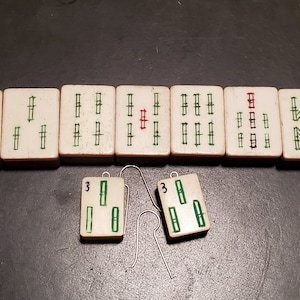 DIY:  1920&#39;s Mah Jong Bracelet and Earrings Set