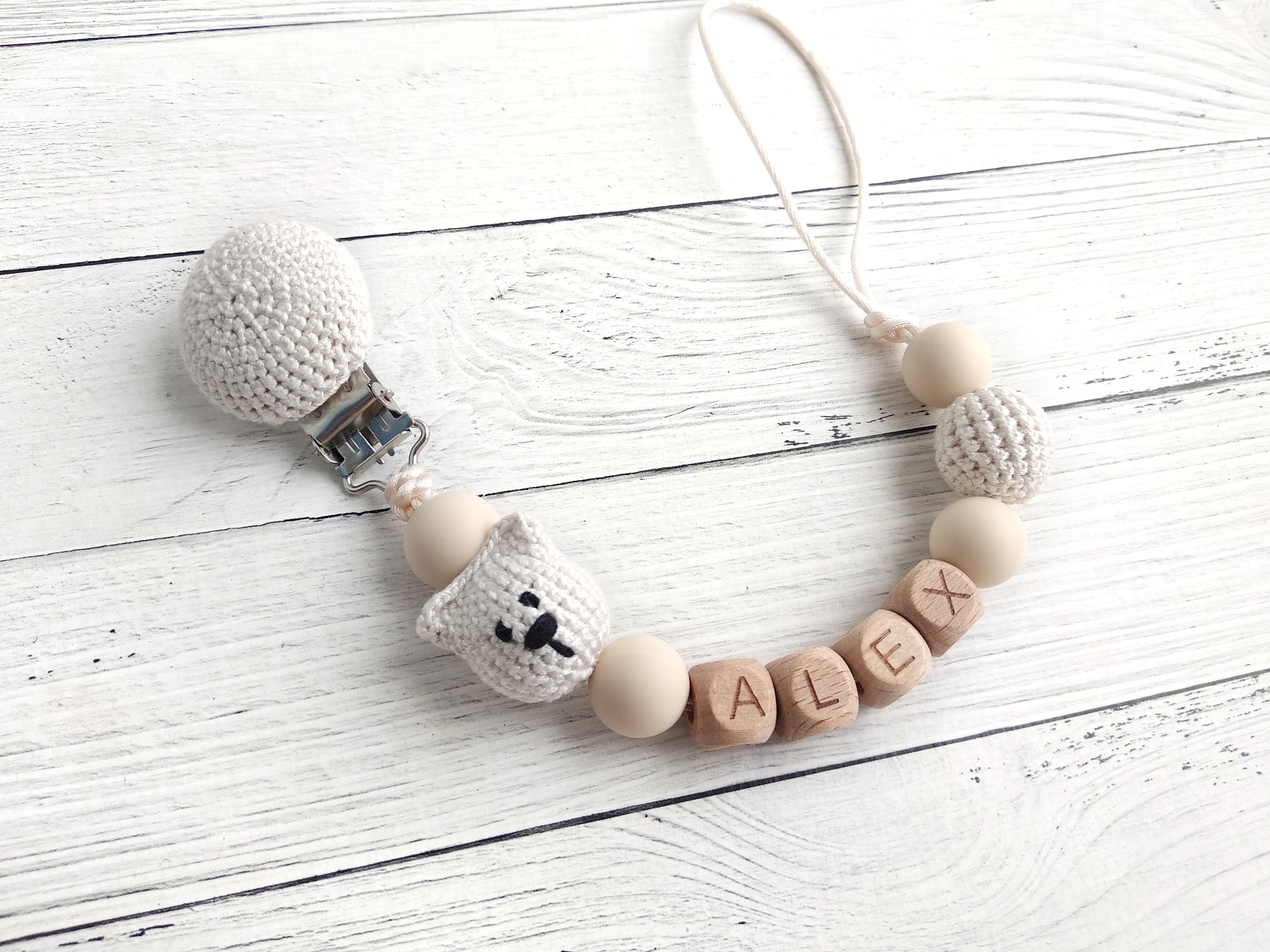 NEW BABY CLIP HOLDER Chain Soother Pacifier Dummy Girls Boys Baby Character UK