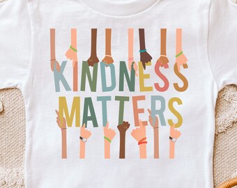 Kindness Matters | Kindness Shirt for Kids | Be Kind | Diversity | Inclusion | Love Your Neighbor | Toddler Short Sleeve Tee