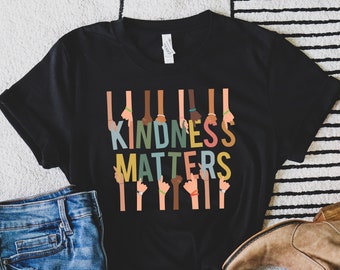 Kindness Matters | Spread Kindness | Teacher Gift | Anti-Bullying | Be Kind | Equality | Love Your Neighbor Short-Sleeve Unisex T-Shirt