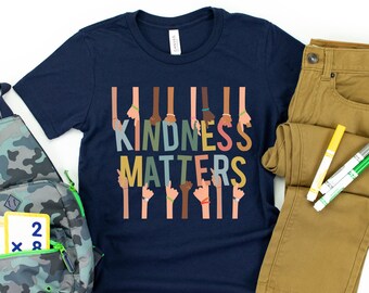 Kindness Matters Shirt for Kids | Be Kind | Spread Kindness | Inclusion | Diversity | Anti-Bullying Youth Short Sleeve T-Shirt