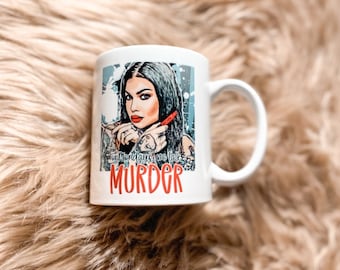 Bailey Sarian Coffee Mug, Ceramic Mug, Mugs, Sublimated Mug, Murder Mystery, Suspish, MMM,