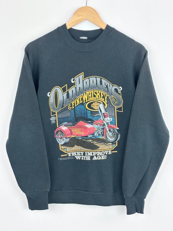 Vintage ‘88 Old Harleys & Fine Whiskey Sweatshirt