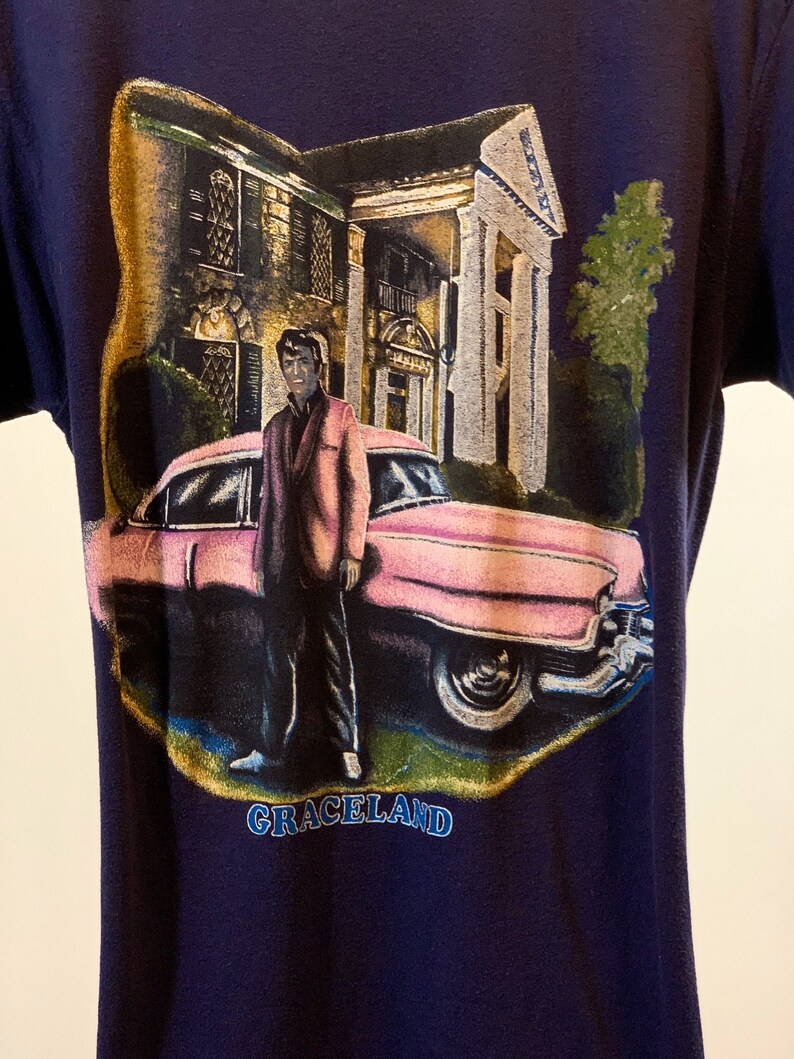 Vintage Elvis Graceland T Shirt