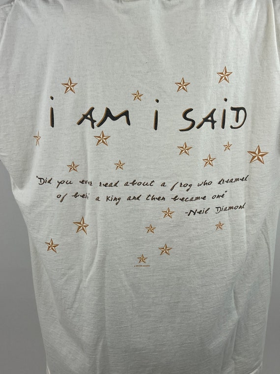 Vintage Neil Diamond “I am I said” T-Shirt - image 8