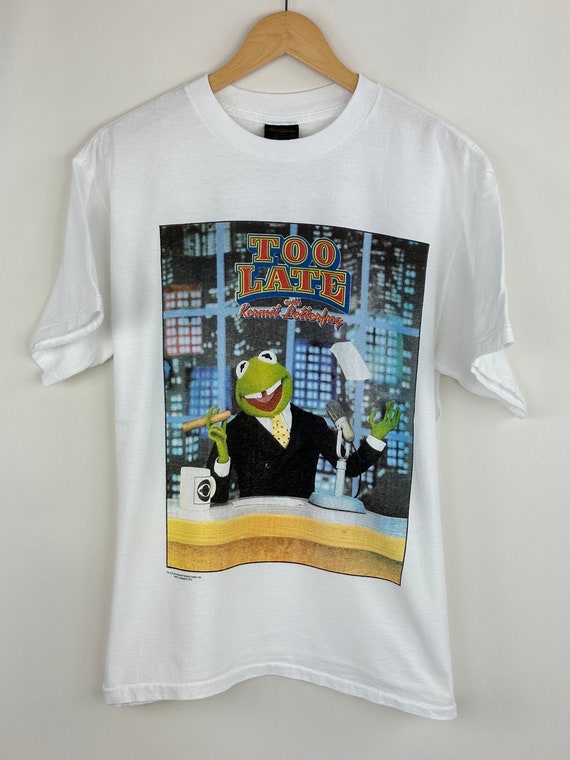 Vintage Too Late with Kermit Letterfrog t-shirt