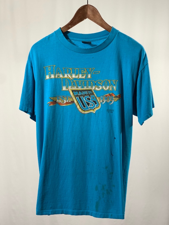 3D Emblem Harley Davidson T Shirt