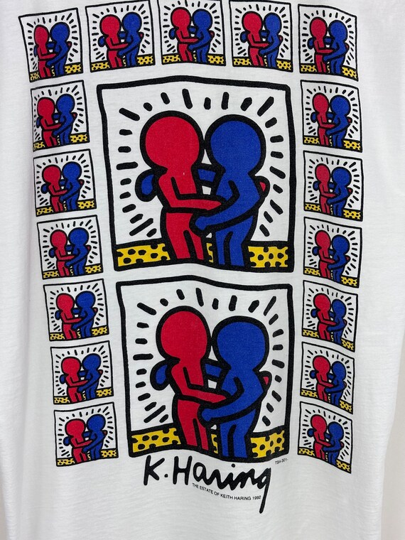 Vintage ‘92 Keith Haring Art T-Shirt - image 5