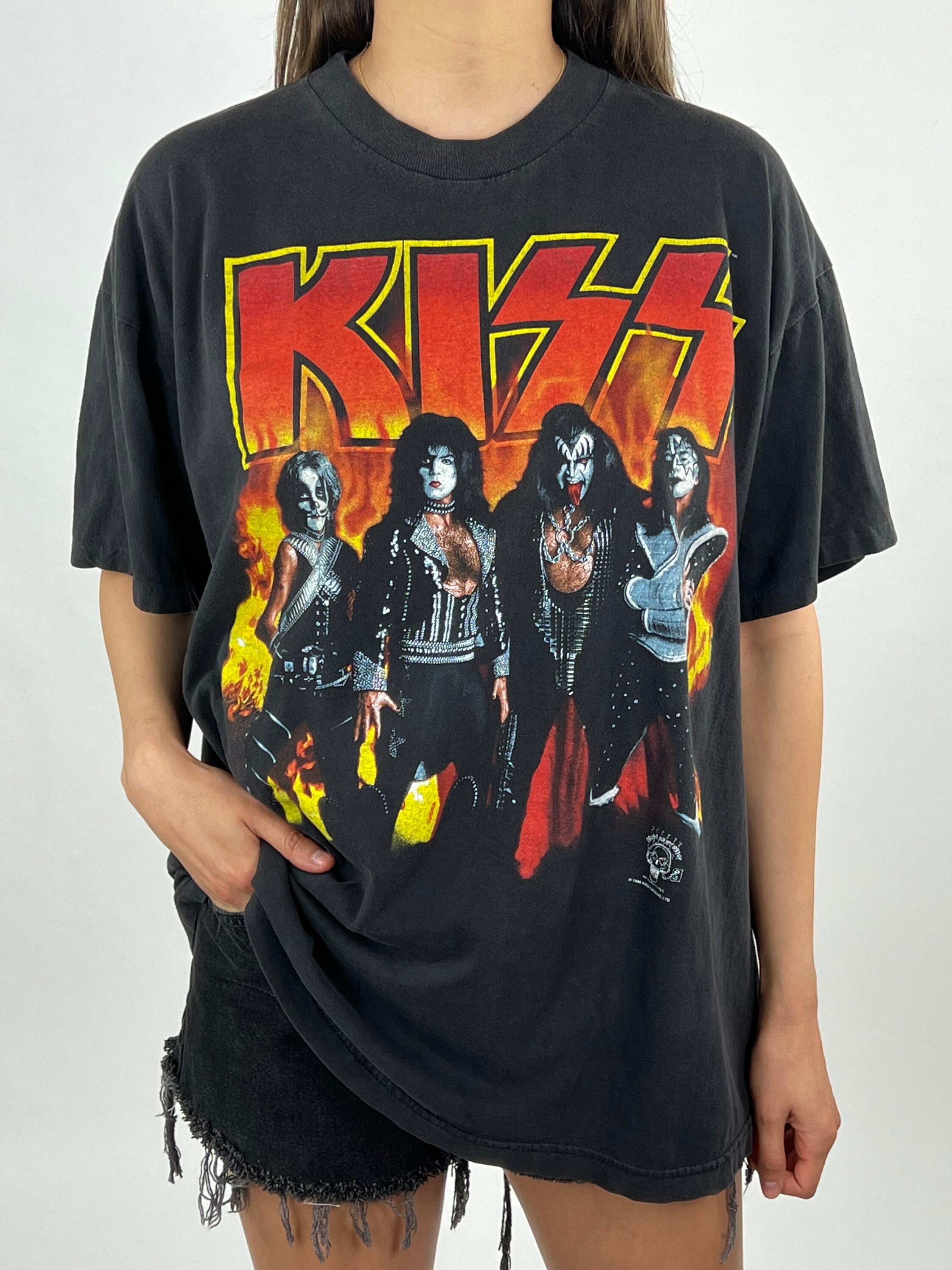 Kiss Band Shirt, Vintage Kiss Tee