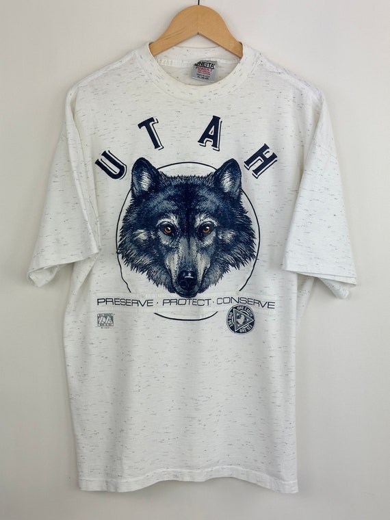 Vintage Utah Wolf Preservation T-Shirt