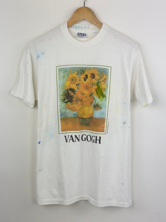 Vintage ‘87 Vincent Van Gogh Sunflowers Painting T