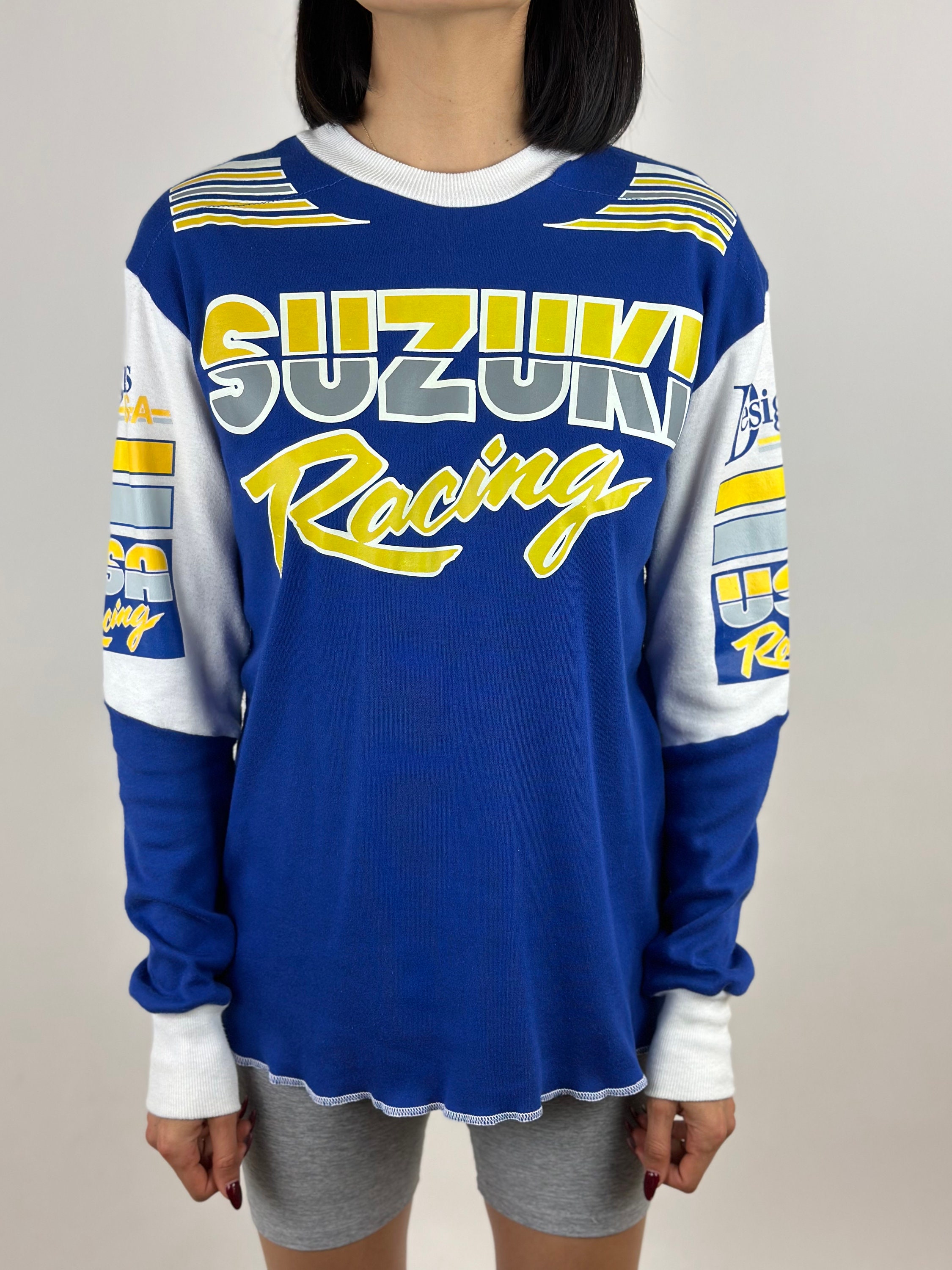 Vintage Suzuki Moto Racing Jersey - Etsy