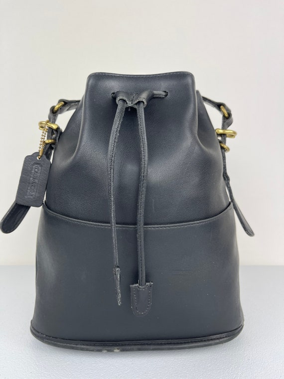 Vintage 90s Coach Thompson Drawstring Bucket Bag