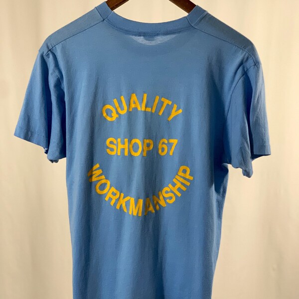 Vintage Light Blue, Shop 67 T-Shirt