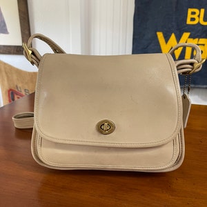 Vintage 90s Coach Rambler Bag in Bone