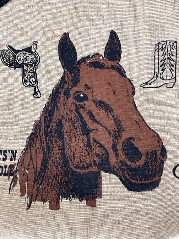 Vintage Canvas Western Bag - image 9