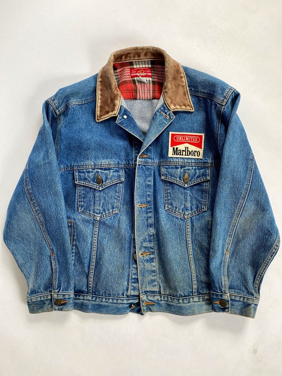 Vintage Perfectly Distressed Custom Marlboro Denim