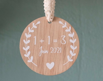 Deco Wood Future Dad to Customize / Pregnancy Announcement / Custom Deco