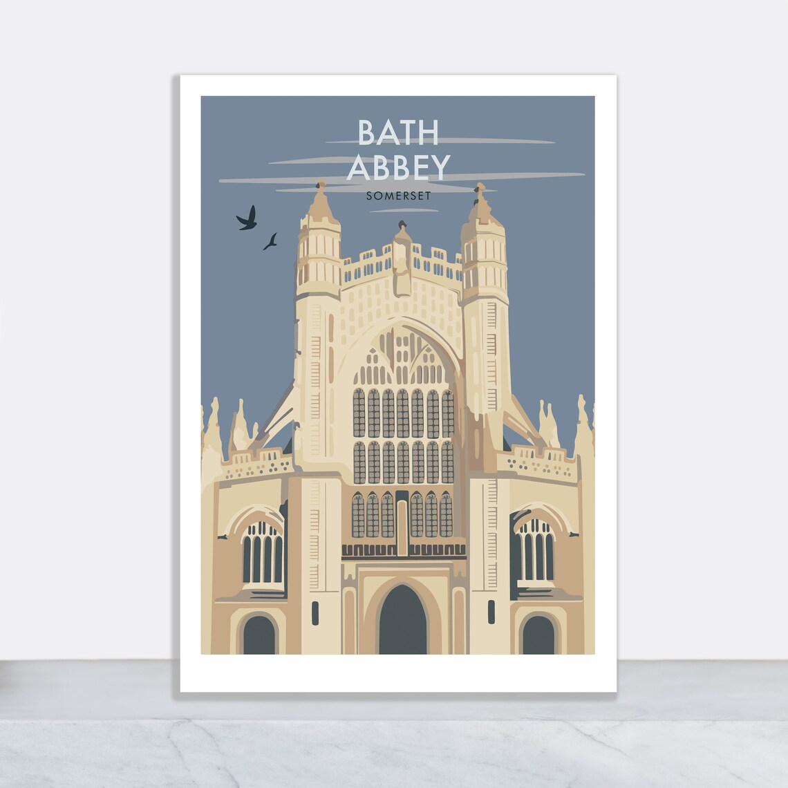 Art Print A3 Poster of Bath Abbey in Bath Somerset. Travel | Etsy