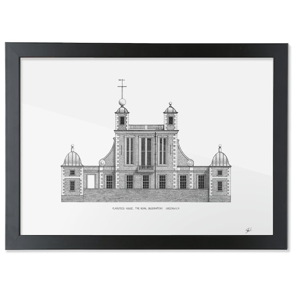 Greenwich Royal Observatory, London - High Quality Architecture Print
