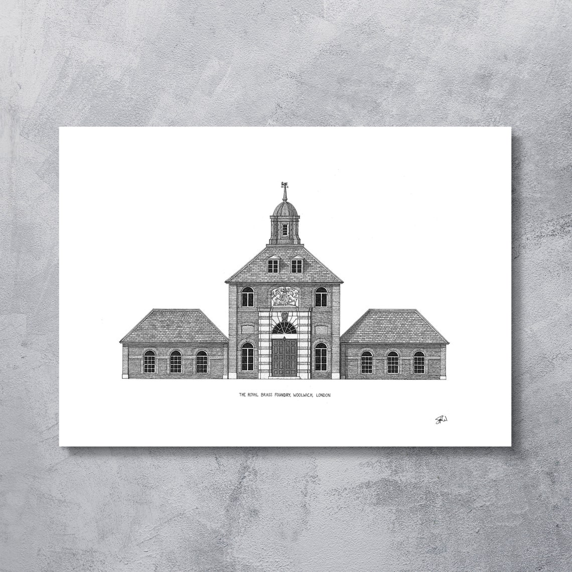 Woolwich Royal Brass Foundry Impresión de arquitectura Etsy